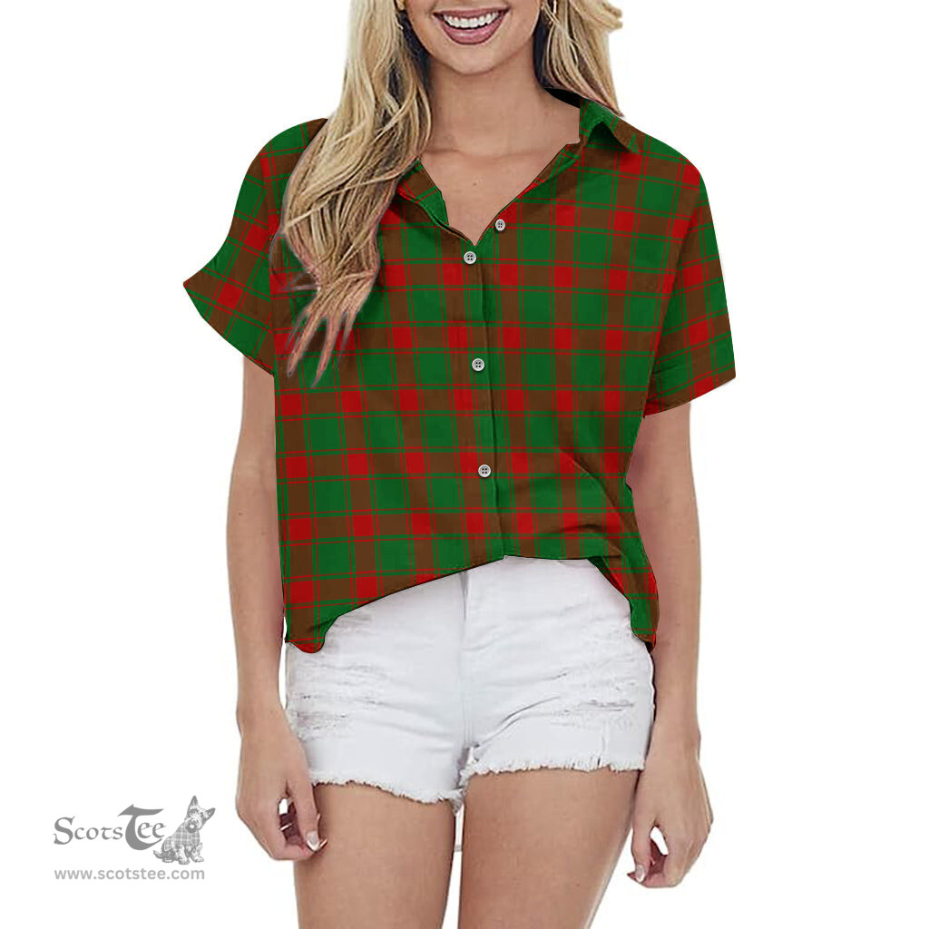 ScotsTee Shop Scottish Middleton Modern Clan Tartan Women Casual Shirt - Classic
