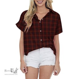 ScotsTee Shop Scottish MacIan Clan Tartan Women Casual Shirt - Classic