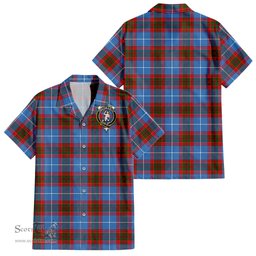 ScotsTee Shop Scottish Pennycook Clan Crest Tartan Women Casual Shirt - Classic