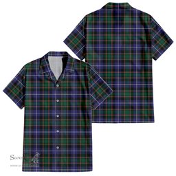 ScotsTee Shop Scottish MacRae Hunting Modern Clan Tartan Women Casual Shirt - Classic