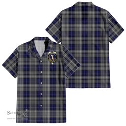 ScotsTee Shop Scottish Napier Clan Crest Tartan Women Casual Shirt - Classic