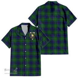 ScotsTee Shop Scottish Oliphant Clan Crest Tartan Women Casual Shirt - Classic