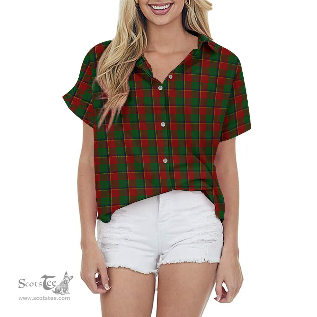 ScotsTee Shop Scottish Turnbull Dress Clan Tartan Women Casual Shirt - Classic