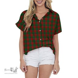 ScotsTee Shop Scottish Turnbull Dress Clan Tartan Women Casual Shirt - Classic