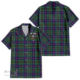 ScotsTee Shop Scottish Wood Modern Clan Crest Tartan Women Casual Shirt - Classic