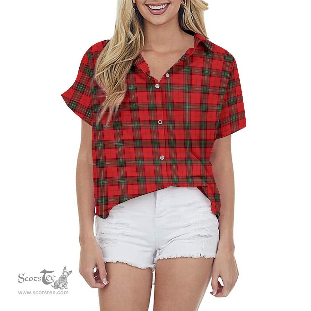 ScotsTee Shop Scottish Seton Modern Clan Tartan Women Casual Shirt - Classic