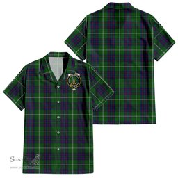 ScotsTee Shop Scottish MacIntyre Hunting Clan Crest Tartan Women Casual Shirt - Classic