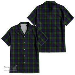 ScotsTee Shop Scottish Nicolson Green Hunting Clan Tartan Women Casual Shirt - Classic
