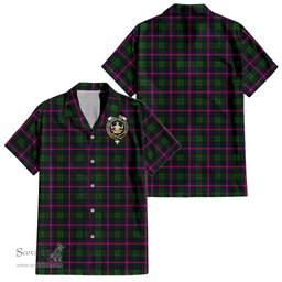 ScotsTee Shop Scottish Urquhart Modern Clan Crest Tartan Women Casual Shirt - Classic