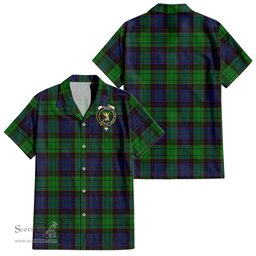 ScotsTee Shop Scottish Stewart Old Modern Clan Crest Tartan Women Casual Shirt - Classic