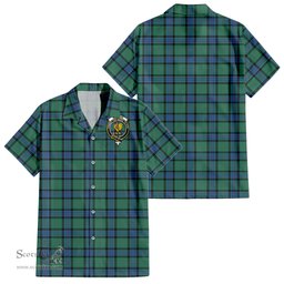 ScotsTee Shop Scottish Sinclair Hunting Ancient Clan Crest Tartan Women Casual Shirt - Classic