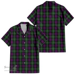 ScotsTee Shop Scottish Wilson Clan Tartan Women Casual Shirt - Classic
