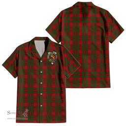 ScotsTee Shop Scottish MacKintosh Red Clan Crest Tartan Women Casual Shirt - Classic