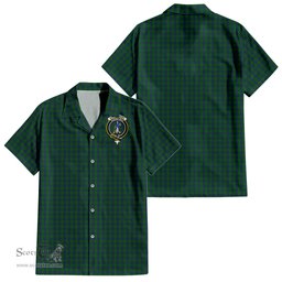 ScotsTee Shop Scottish Montgomery Clan Crest Tartan Women Casual Shirt - Classic