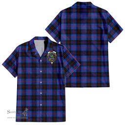 ScotsTee Shop Scottish Maule Clan Crest Tartan Women Casual Shirt - Classic