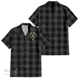 ScotsTee Shop Scottish Stewart Mourning Clan Crest Tartan Women Casual Shirt - Classic