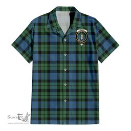 ScotsTee Shop Scottish McCoy Ancient Clan Crest Tartan Women Casual Shirt - Classic