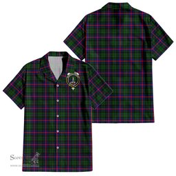 ScotsTee Shop Scottish Morrison Modern Clan Crest Tartan Women Casual Shirt - Classic