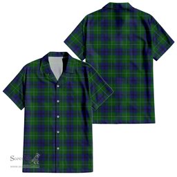 ScotsTee Shop Scottish Oliphant Clan Tartan Women Casual Shirt - Classic