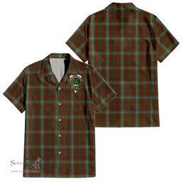 ScotsTee Shop Scottish Seton Hunting Clan Crest Tartan Women Casual Shirt - Classic