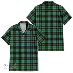 ScotsTee Shop Scottish Wallace Hunting Ancient Clan Tartan Women Casual Shirt - Classic
