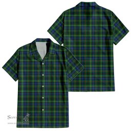 ScotsTee Shop Scottish Stewart Hunting Modern Clan Tartan Women Casual Shirt - Classic