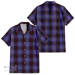 ScotsTee Shop Scottish Rutherford Clan Tartan Women Casual Shirt - Classic