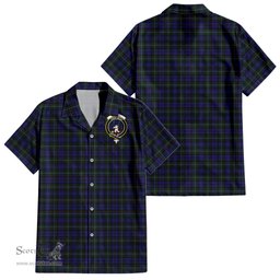 ScotsTee Shop Scottish Sempill Clan Crest Tartan Women Casual Shirt - Classic