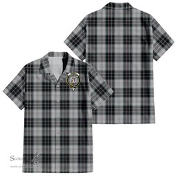 ScotsTee Shop Scottish MacRae Dress Clan Crest Tartan Women Casual Shirt - Classic