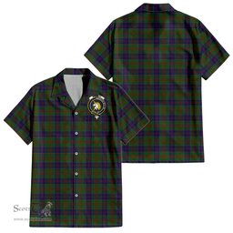 ScotsTee Shop Scottish Stewart of Appin Hunting Clan Crest Tartan Women Casual Shirt - Classic