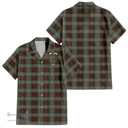 ScotsTee Shop Scottish Scott Brown Ancient Clan Crest Tartan Women Casual Shirt - Classic