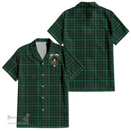 ScotsTee Shop Scottish Ross Hunting Modern Clan Crest Tartan Women Casual Shirt - Classic