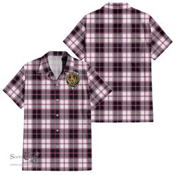 ScotsTee Shop Scottish MacPherson Hunting Modern Clan Crest Tartan Women Casual Shirt - Classic