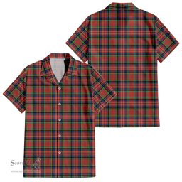 ScotsTee Shop Scottish MacPherson Ancient Clan Tartan Women Casual Shirt - Classic