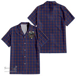 ScotsTee Shop Scottish MacLaine of Lochbuie Clan Crest Tartan Women Casual Shirt - Classic