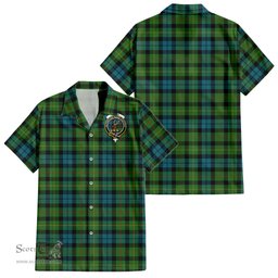 ScotsTee Shop Scottish Rollo Ancient Clan Crest Tartan Women Casual Shirt - Classic