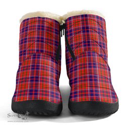 ScotsTee Shop Scottish Cameron of Lochiel Modern Clan Tartan Cozy Winter Boots