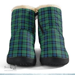 ScotsTee Shop Scottish Graham of Menteith Ancient Clan Crest Tartan Cozy Winter Boots