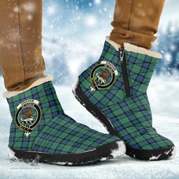 ScotsTee Shop Scottish Graham of Menteith Ancient Clan Crest Tartan Cozy Winter Boots