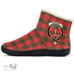ScotsTee Shop Scottish Erskine Modern Clan Crest Tartan Cozy Winter Boots