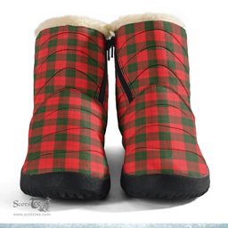 ScotsTee Shop Scottish Erskine Modern Clan Crest Tartan Cozy Winter Boots