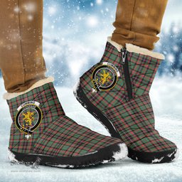 ScotsTee Shop Scottish Cumming Hunting Ancient Clan Crest Tartan Cozy Winter Boots