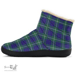 ScotsTee Shop Scottish Hamilton Hunting Modern Clan Tartan Cozy Winter Boots