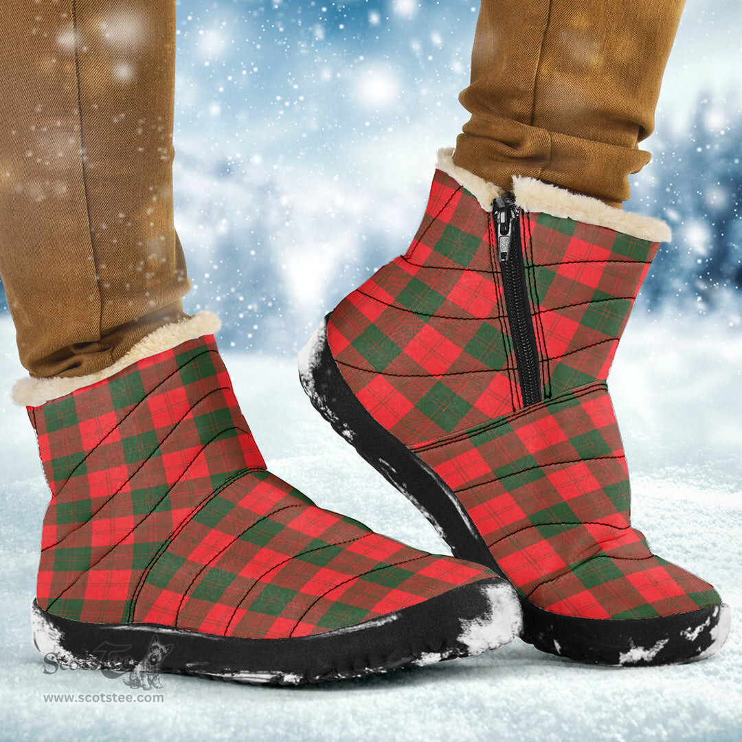 ScotsTee Shop Scottish Erskine Modern Clan Tartan Cozy Winter Boots