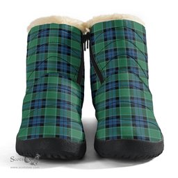 ScotsTee Shop Scottish Graham of Menteith Ancient Clan Tartan Cozy Winter Boots