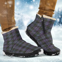 ScotsTee Shop Scottish Clergy Green Clan Tartan Cozy Winter Boots