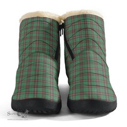 ScotsTee Shop Scottish MacKinnon Hunting Ancient Clan Tartan Cozy Winter Boots