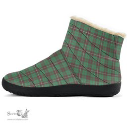 ScotsTee Shop Scottish MacKinnon Hunting Ancient Clan Tartan Cozy Winter Boots