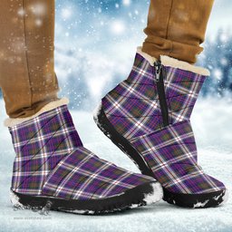 ScotsTee Shop Scottish MacDonald Dress Modern Clan Tartan Cozy Winter Boots