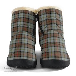 ScotsTee Shop Scottish MacLeod of Harris Weathered Clan Tartan Cozy Winter Boots